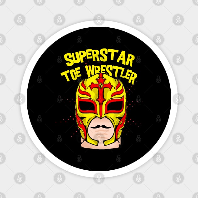 Superstar toe wrestler Magnet by wiswisna